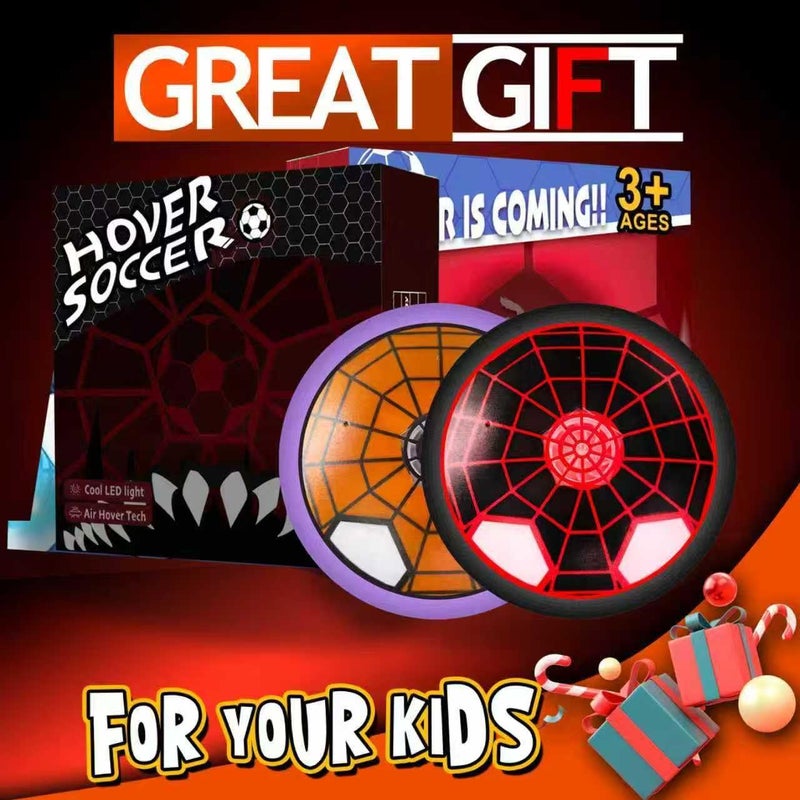 PHOSEA Hover Soccer Light-Up Ball, Set of 2 LED Soccer Ball Toys,Indoor Toy Games Gifts for Birthday, Kids, Boys for Age 6, 7, 8, 9, 10, 11, 12 Years Old for Boys Kids - Image 2